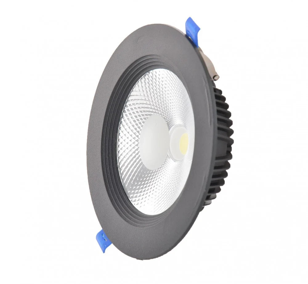 LED Spotlight 14cm - Black Frame