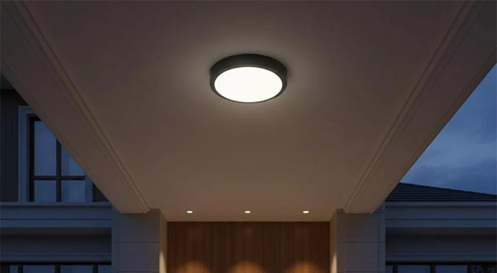 LED Surface Light 20cm - Black Frame