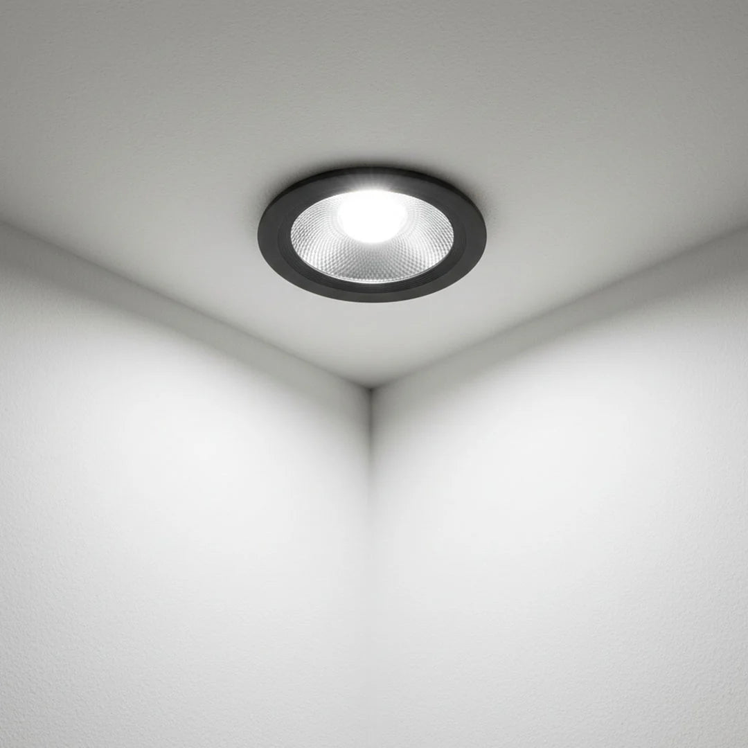 LED Downlight 20cm - Black Frame
