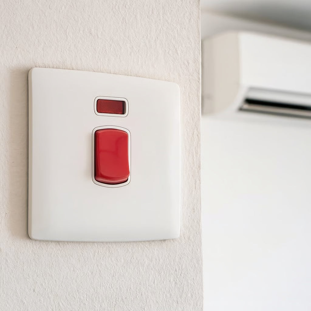 45 Amp Air Conditioner Switch 7x7cm