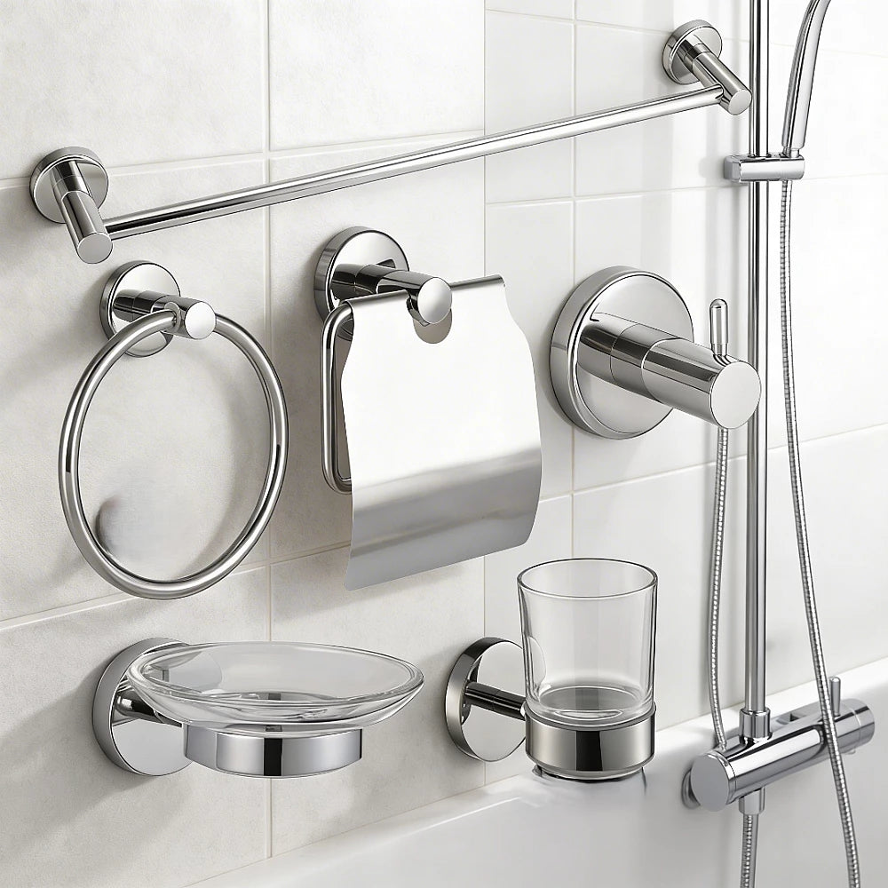 Selver Bathroom Accessory Set